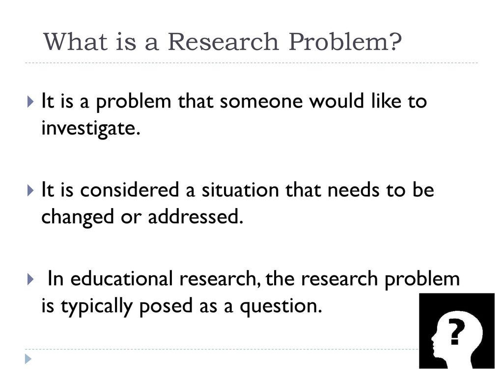 Selecting a Research Problem - ppt download