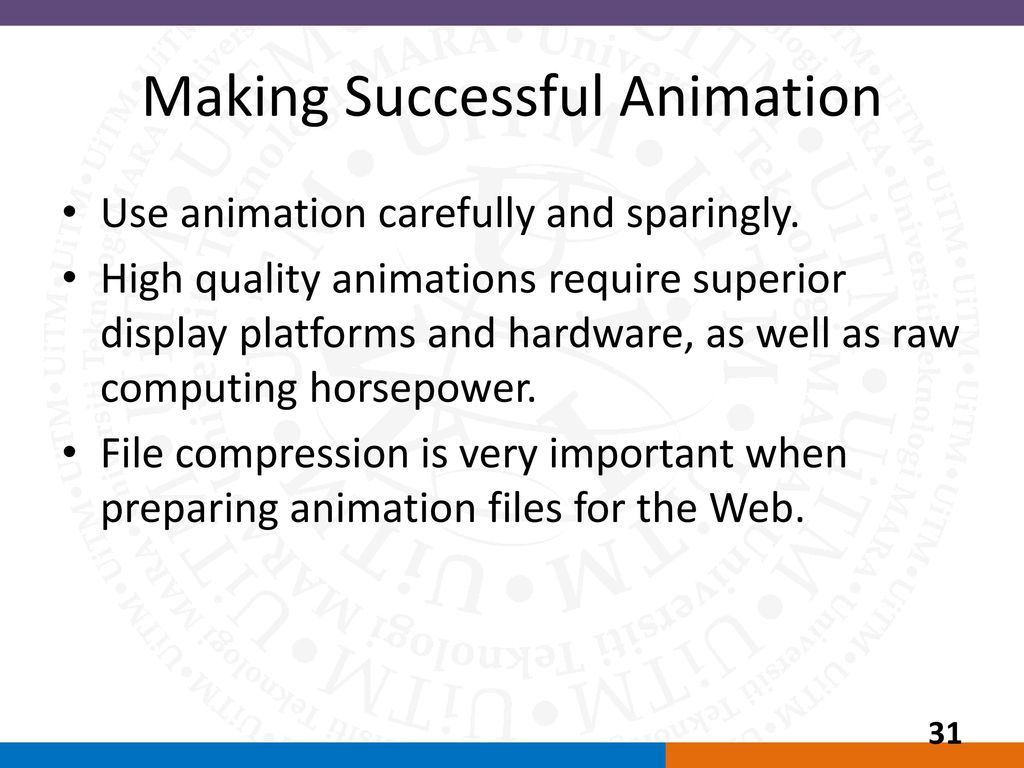 Making Successful Animation