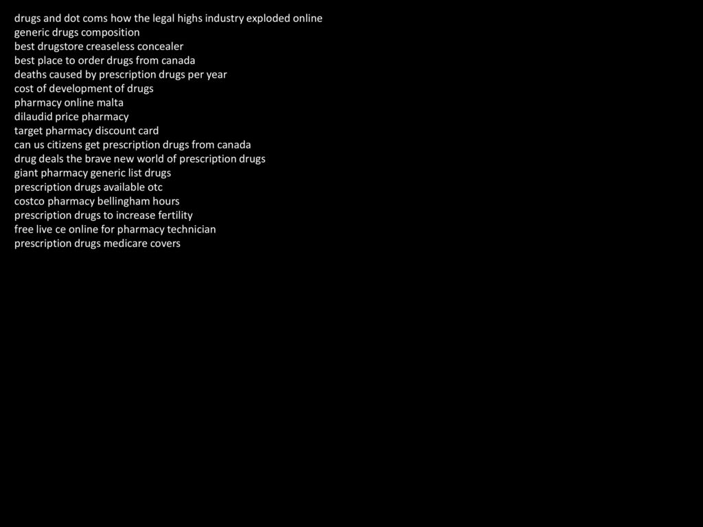Health Care Reform Project Part I Prescription Drugs Ppt Download