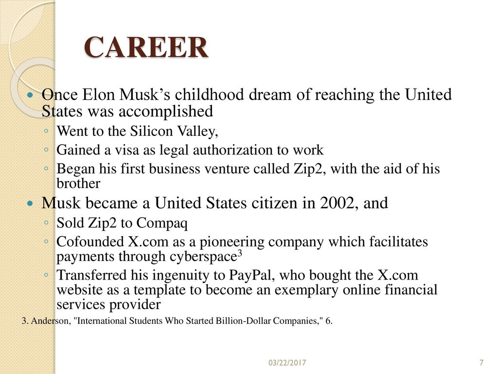 Effective Leaders And Communicators Elon Musk Failure Is An Option Ppt Download