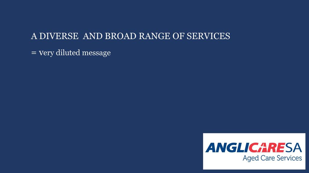 A diverse and broad range of services