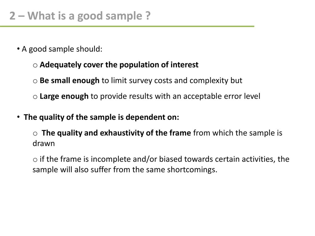 Sample design strategies - ppt download