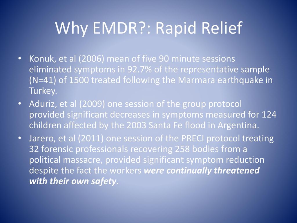 The Boston Area Trauma Recovery Network EMDR Therapy In Communities ...