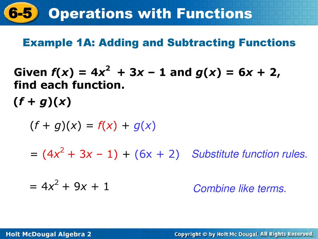 Operations With Functions Ppt Download Operations With Functions Ppt Download
