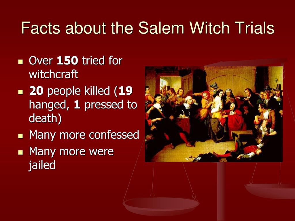 The Salem Witch Trials of 1692 and The Crucible - ppt download