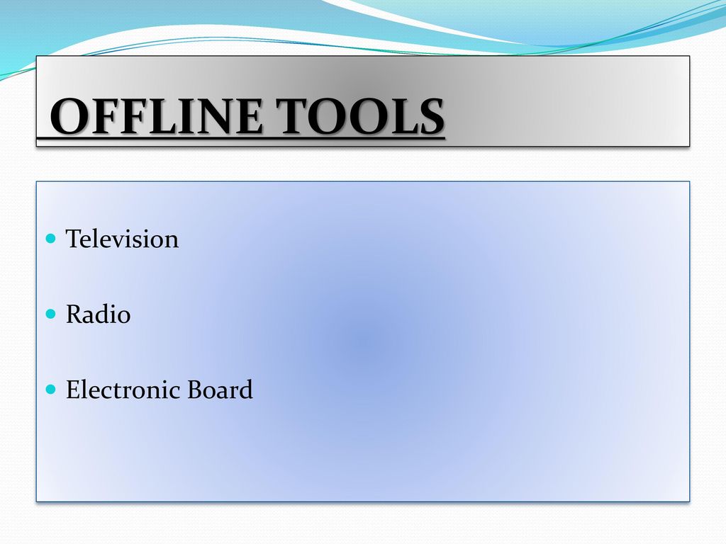 OFFLINE TOOLS Television Radio Electronic Board