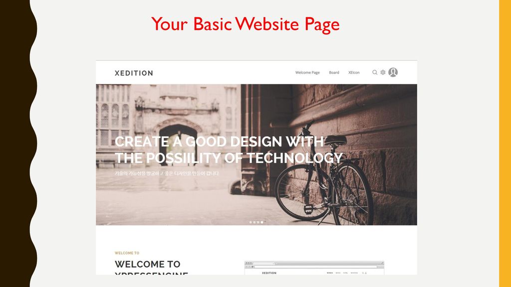 Your Basic Website Page