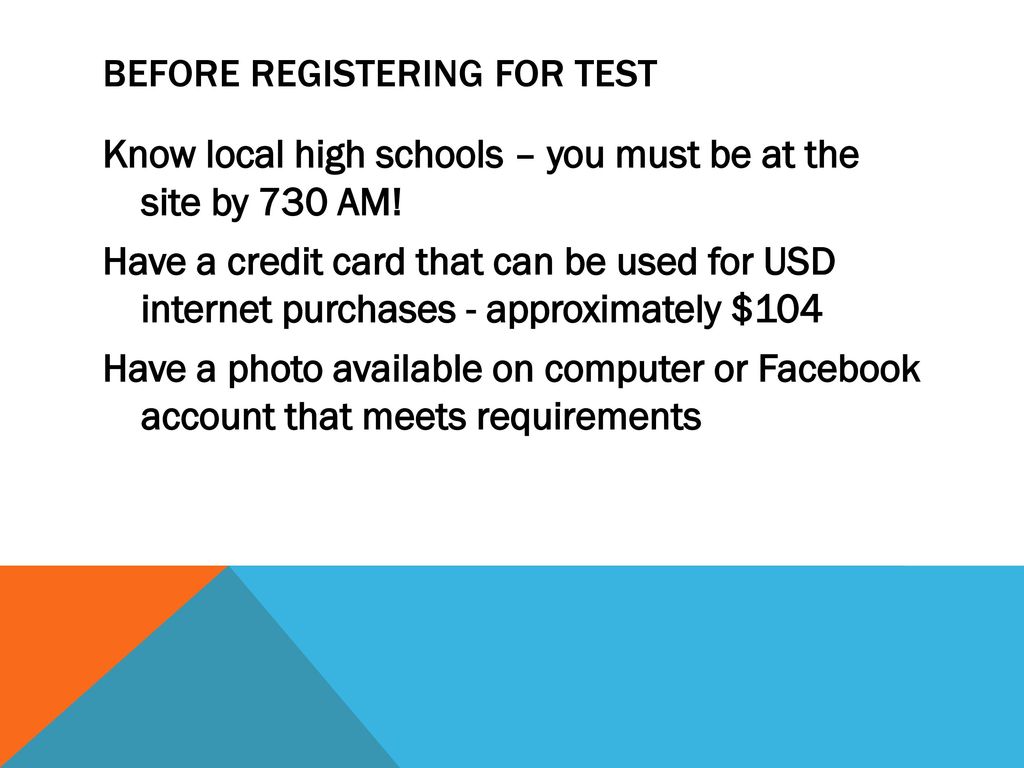 CollegeBoard SAT Registration ppt download