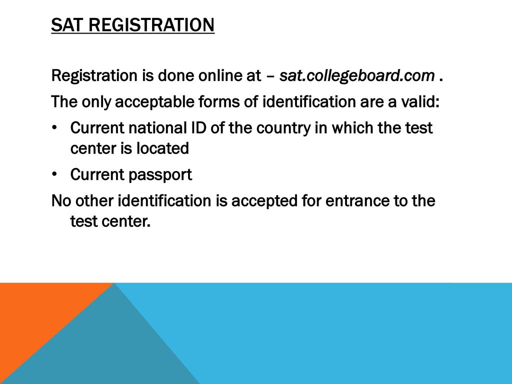 Collegeboard sat registration ppt download