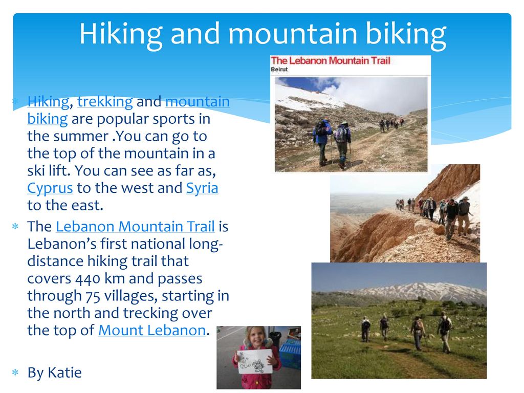 Hiking and mountain biking