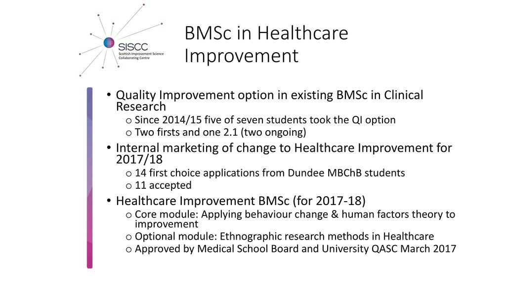 BMSc in Healthcare Improvement