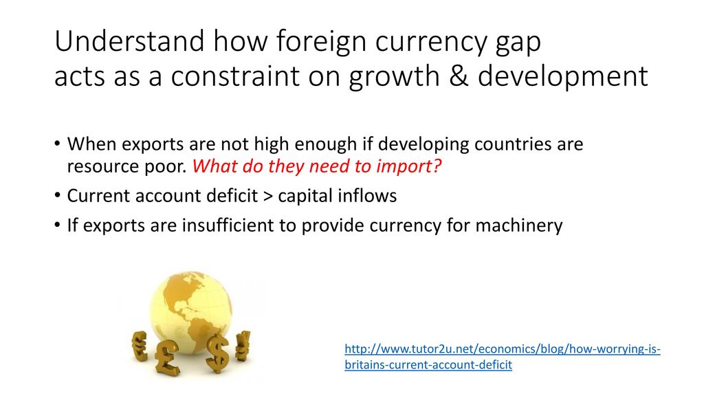 Foreign currency gap Foreign currency gap