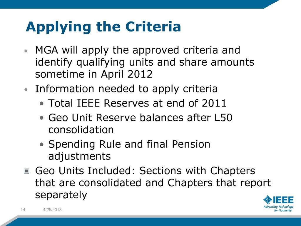MGA Discussion on Geo Unit Reserve Sharing ppt download