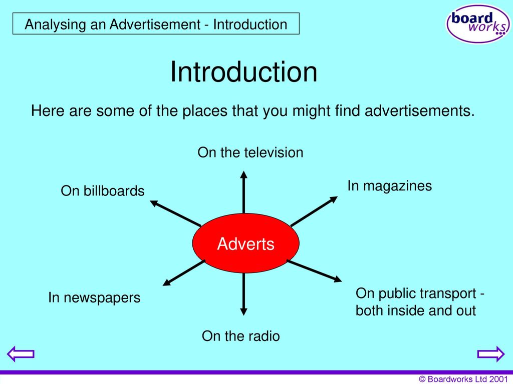 how to analyse an advertisement