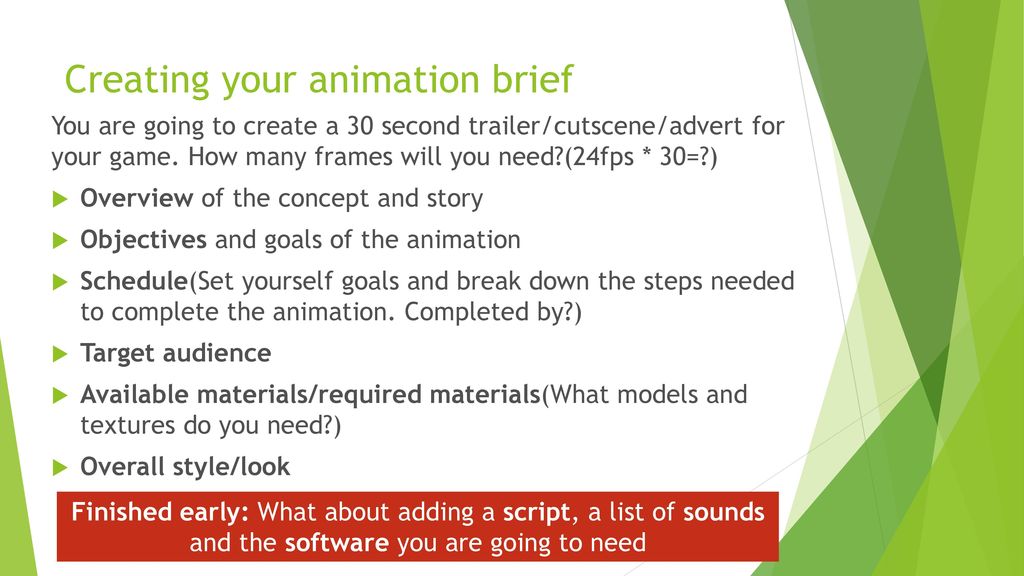 P2 - Creating briefs, Schedules and Storyboards - ppt download