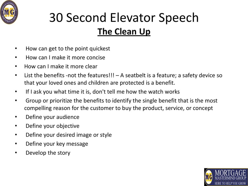 30 second elevator speech ppt download 30 second elevator speech