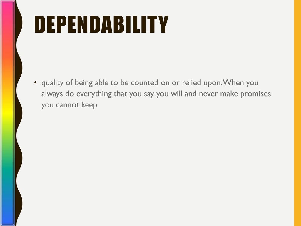 Dependability