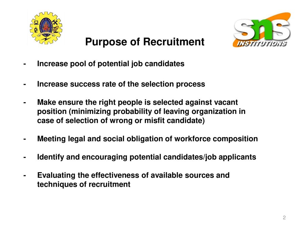 Recruitment Specialist Job Description