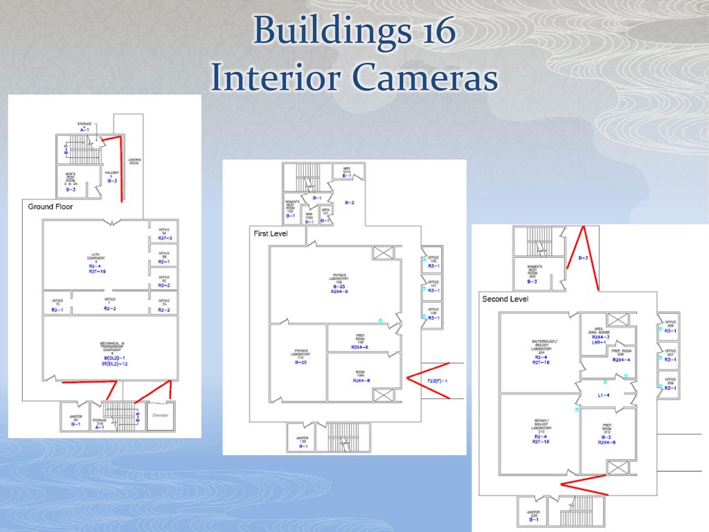 Buildings 16 Interior Cameras