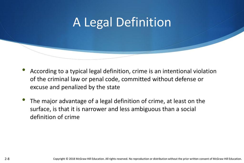 A Legal Definition