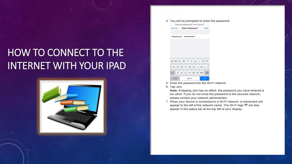 How to connect to the internet with your ipad