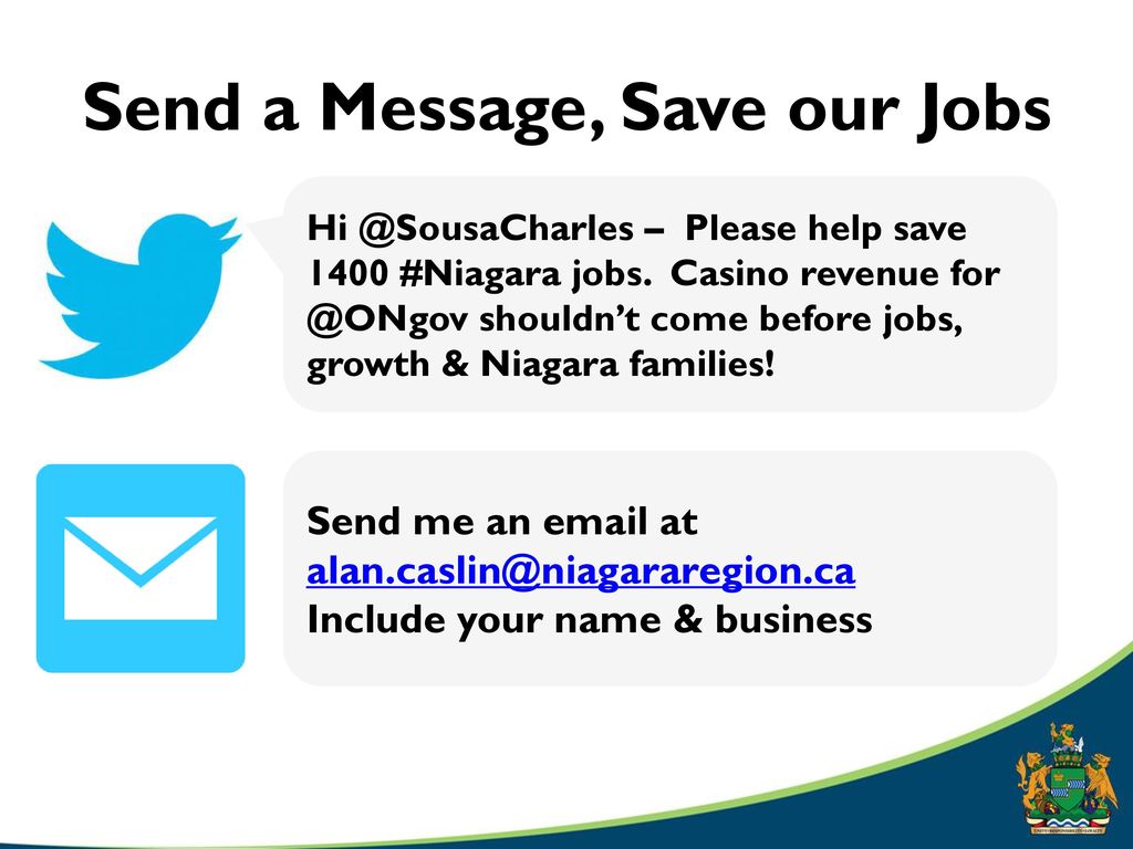 Send a Message, Save our Jobs