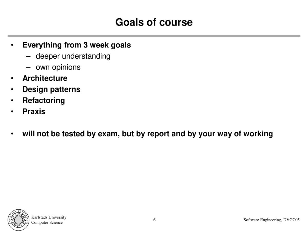 Course outline ppt download