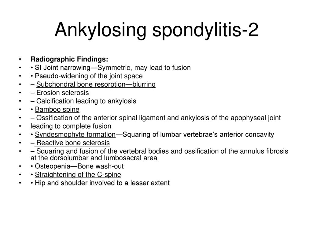 Ankylosing spondylitis-2