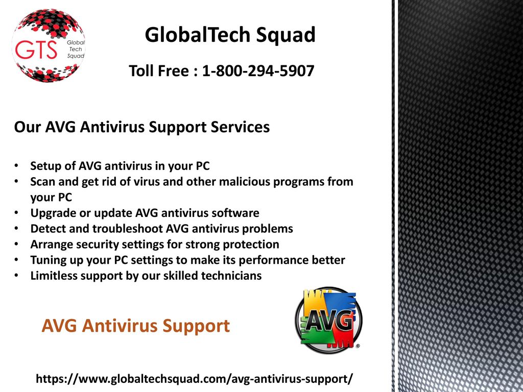 GlobalTech Squad AVG Antivirus Support Toll Free :