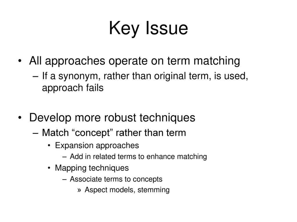 Information retrieval models and methods ppt download
