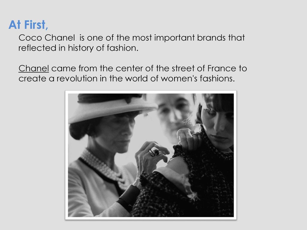 COCO CHANEL”. - ppt download