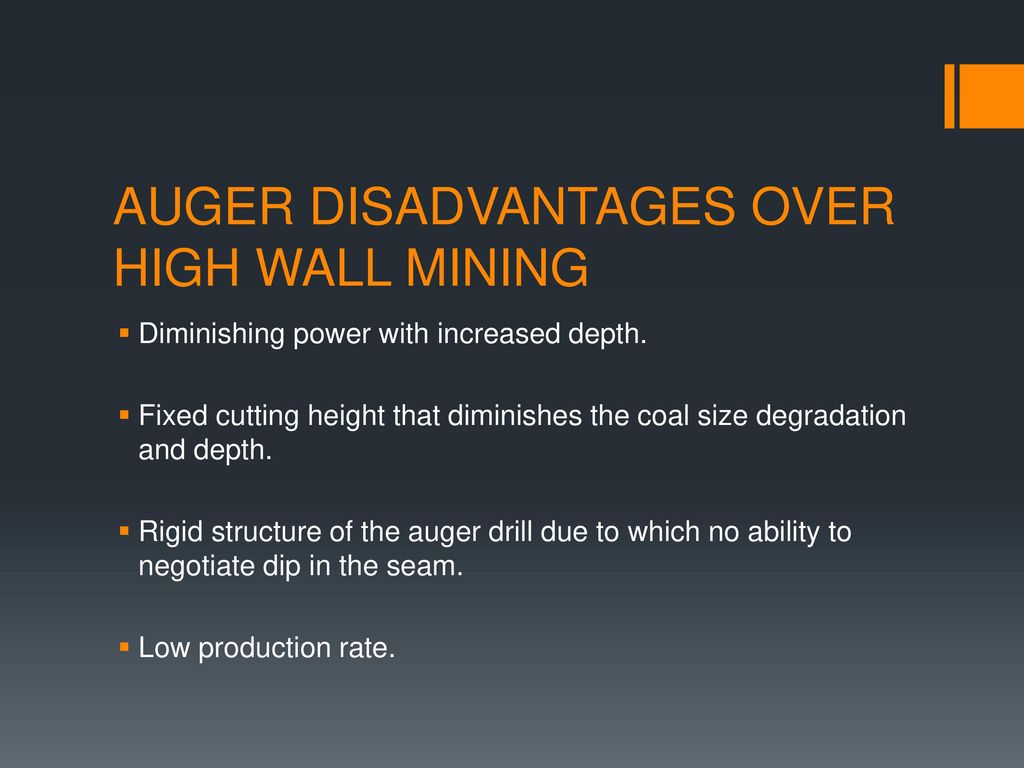 High Wall Mining Prateek Sharma B Tech Mining Ii Year Ppt Download