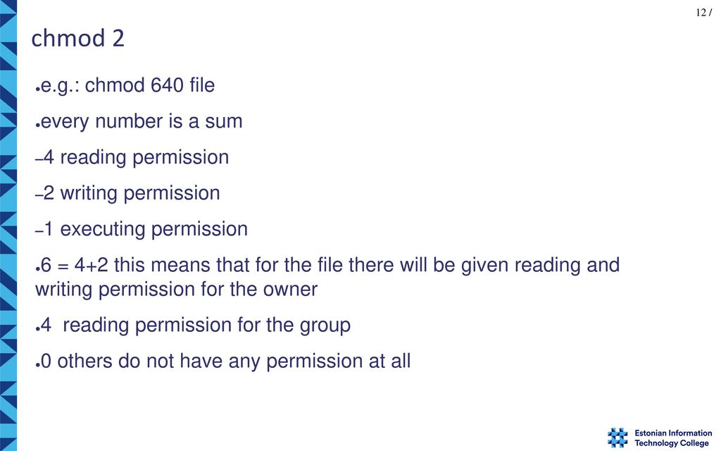 File Permissions Operating Systems I Ppt Download