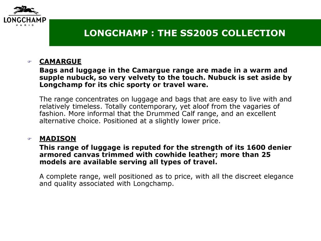 longchamp repair price list