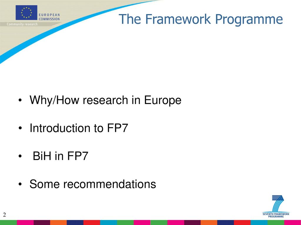 The Framework Programme