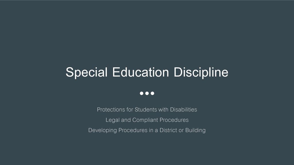 Texas Special Education Discipline Flow Chart