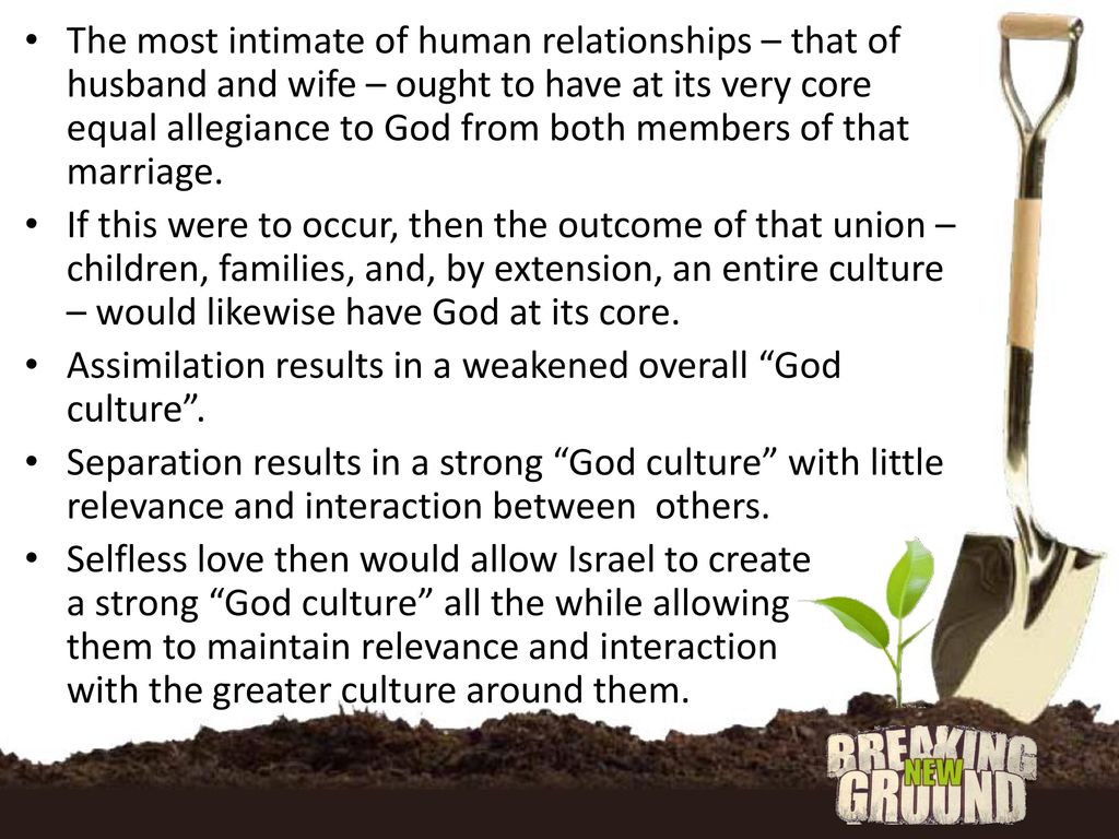 The most intimate of human relationships – that of husband and wife – ought to have at its very core equal allegiance to God from both members of that marriage.