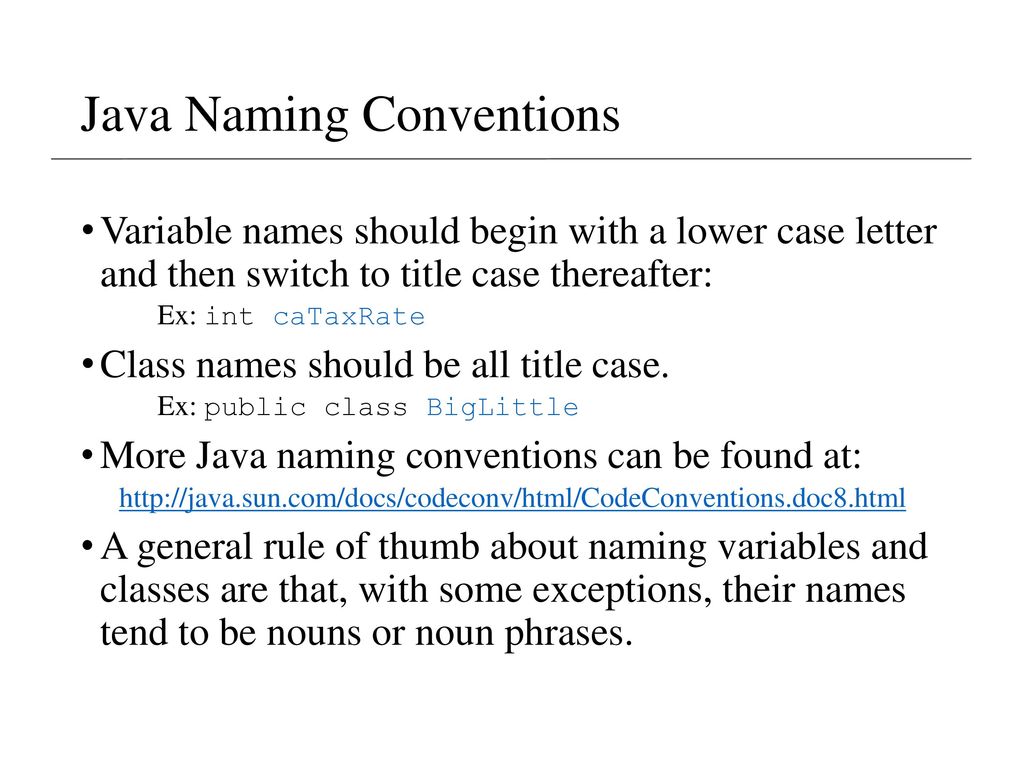 Lecture 2a java fundamentals ppt download