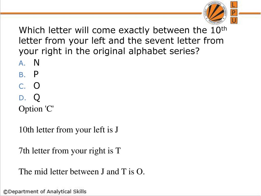 Alphabet Test Ppt Download