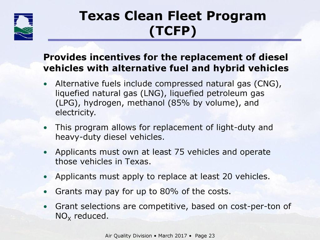 Texas Emissions Reduction Plan (TERP) ppt download