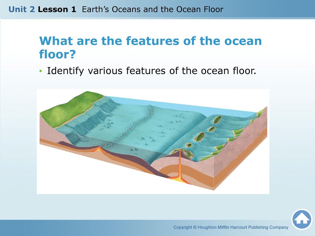 Ocean Floor, Overview, Features & Diagram - Video & Lesson Transcript
