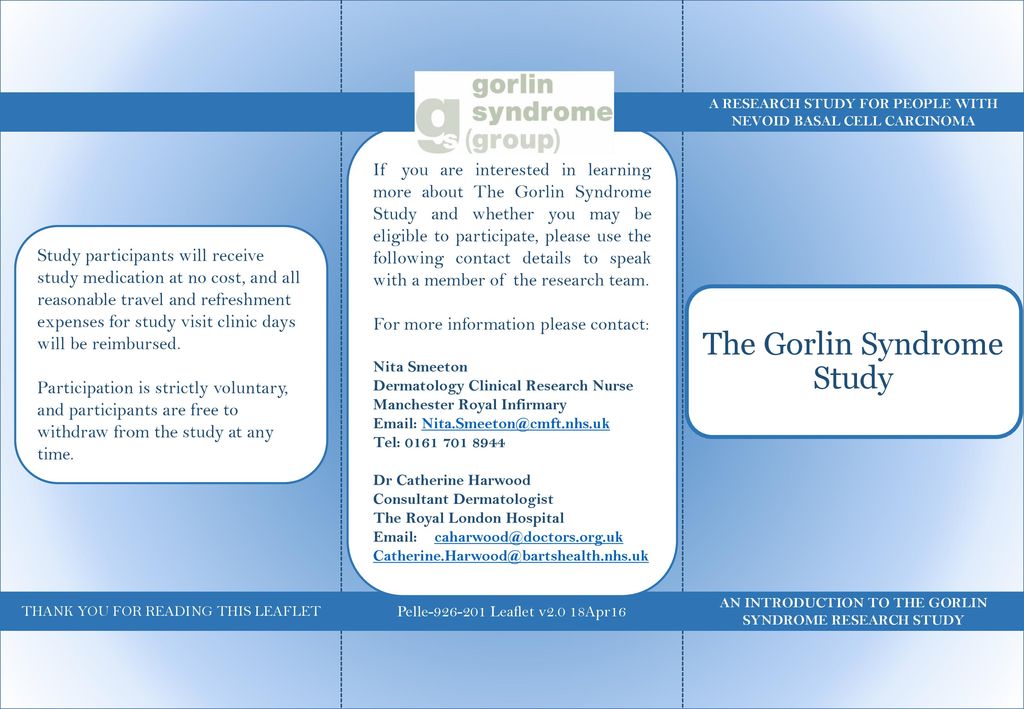 The Gorlin Syndrome Study