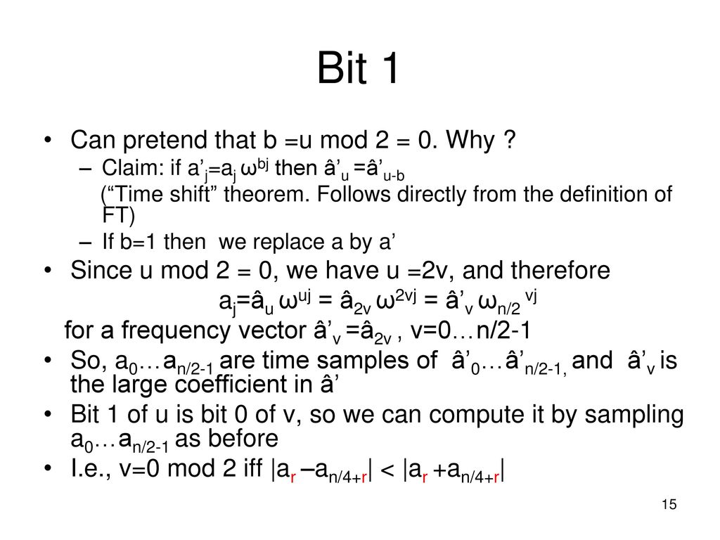 Recent Developments In The Sparse Fourier Transform Ppt Download
