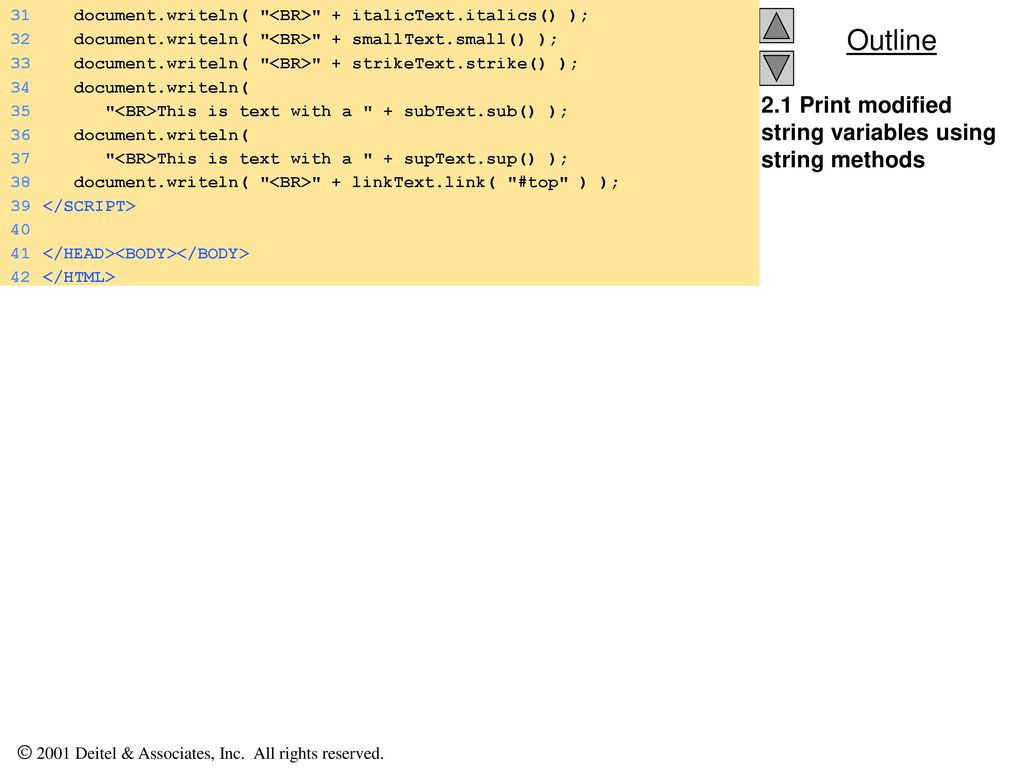 Chapter 18 – JavaScript/Jscript: Objects - ppt download