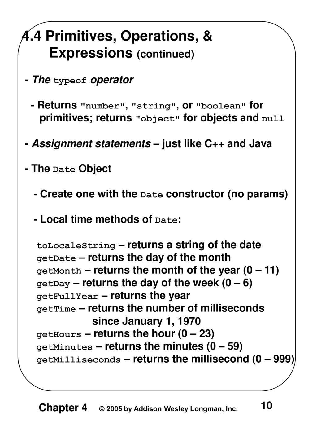 4 1 overview of javascript ppt download