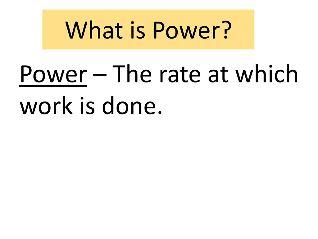 Power ppt download