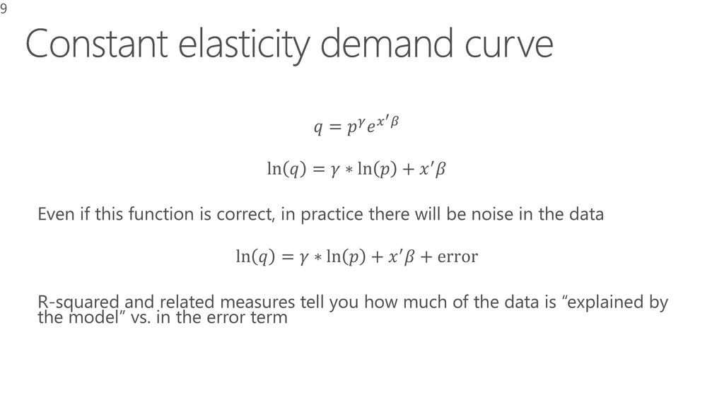 Lecture 5 Modeling Demand Ppt Download