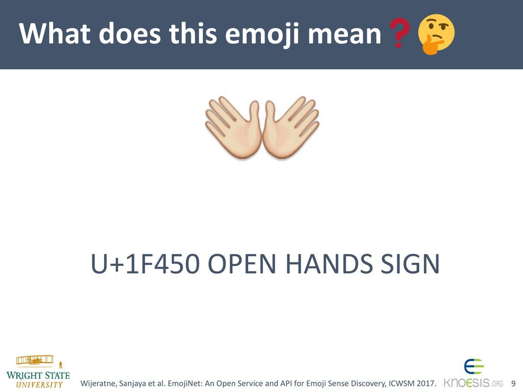 Open Hands Emoji (U+1F450)