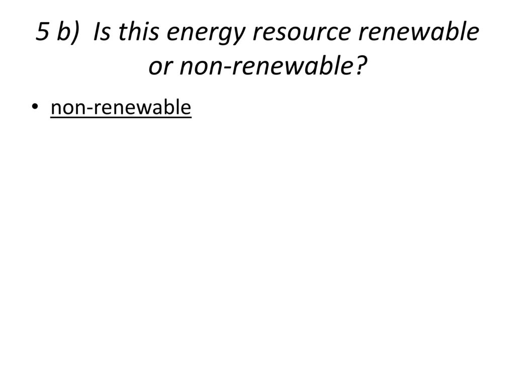 Answers for the Student Worksheet on Energy Resources - ppt ...