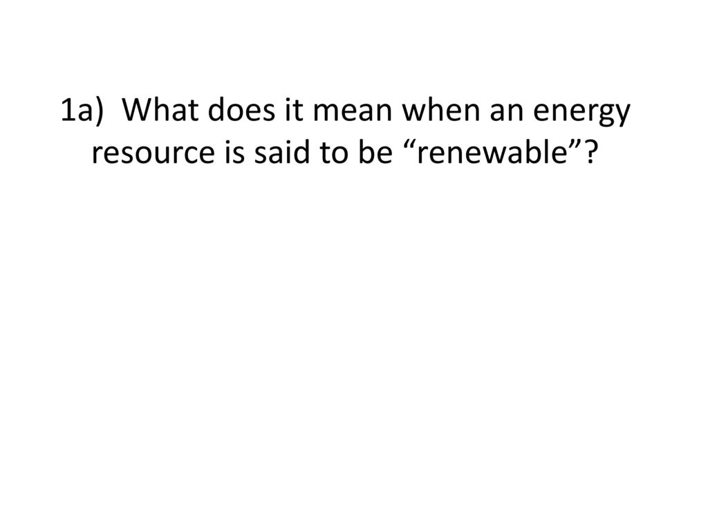 Answers for the Student Worksheet on Energy Resources - ppt ...